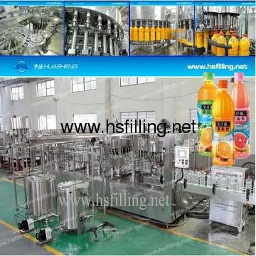 Hot filling Juice Bottling Equipment