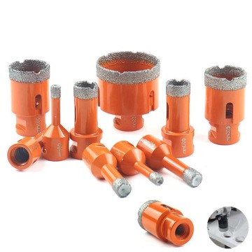 สูญญากาศ M14 Diamond Hole Saw สำหรับการตัดหินอ่อนคอนกรีตและการก่ออิฐ - 6 ถึง 100 มม.