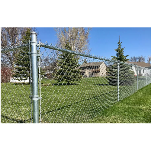 China PVC Coated Chain Link Mesh Fence Factory