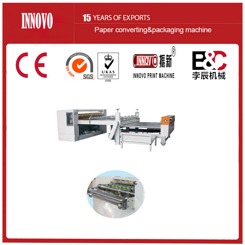 Single lay corrugated board sheet cutting machine