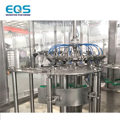Automatic PET Bottling Machine for Carbonated Beverages with Gas Filling
