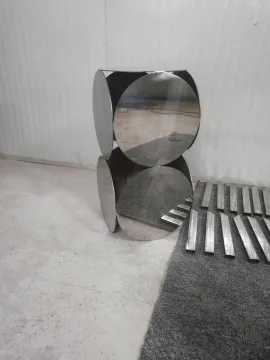 Modern Minimalist Round Silver Metal Side Coffee Table