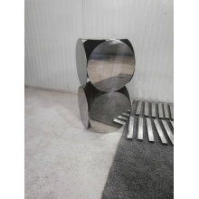 Modern Minimalist Round Silver Metal Side Coffee Table