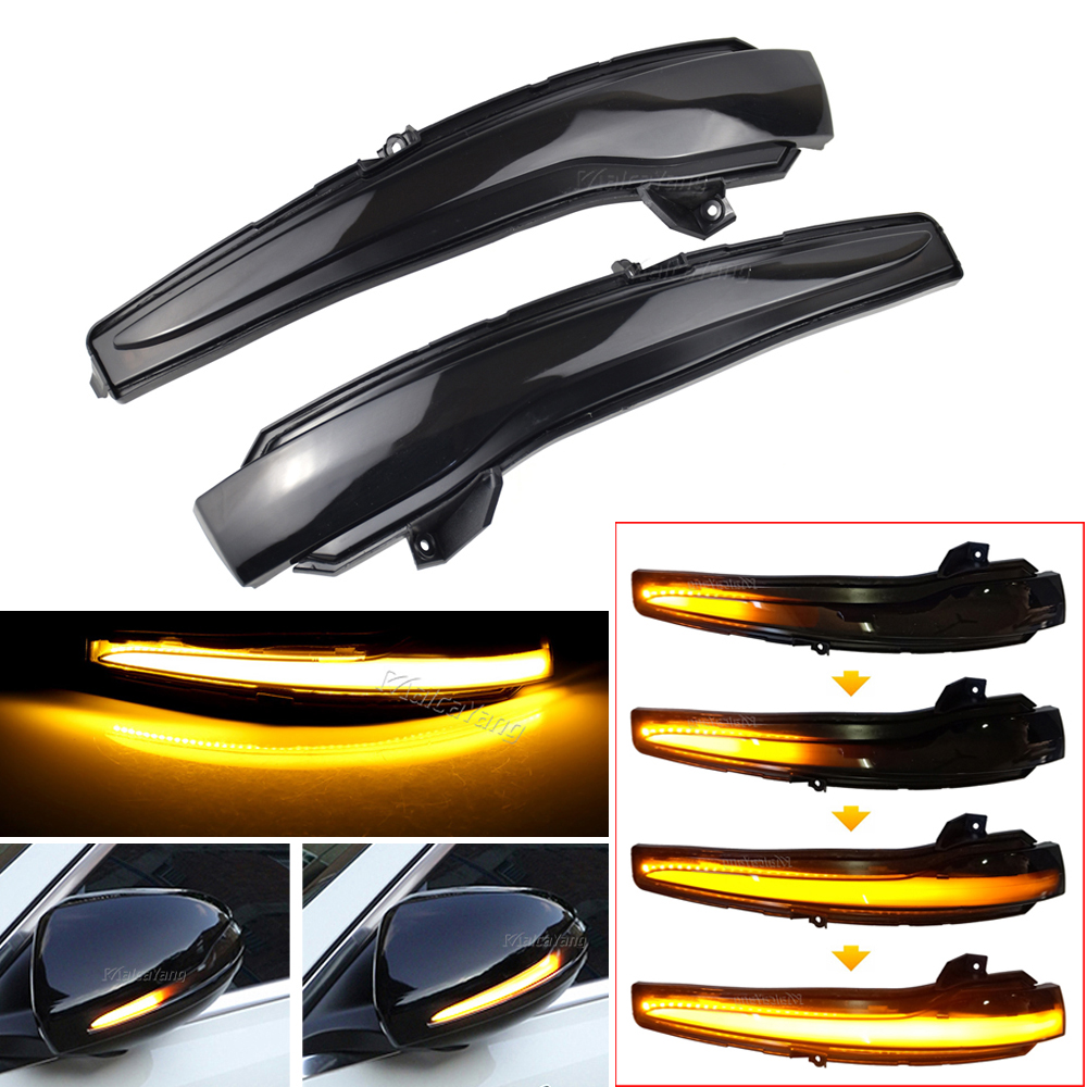 2Pieces For Mercedes Benz C Class W205 E W213 S W222 W217 Dynamic Turn Signal Blinker Sequential Side Mirror Indicator Light
