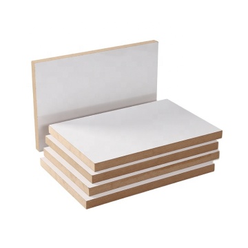 18mm White Glossy Melamine MDF Board for Furniture and Cabinets