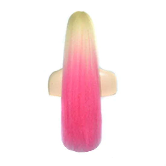 Wholesale Hot Selling Good Quality For Women Black Straight Drawstring Ponytail Hair Piece In Synthetic Ponytails Extensions
