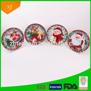 Ceramic Plate With Christmas Design,Wholesale Ceramic Dinnerware Set