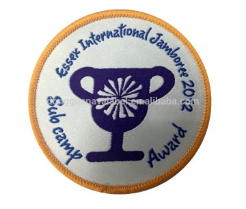 machine woven badge