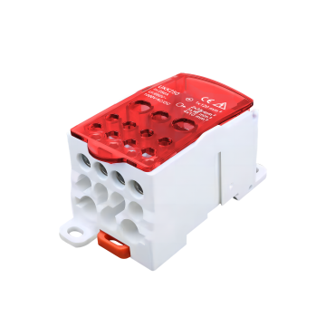 UKK 250A Wholesale Waterproof Electric System Connector Power Distribution Din Rail Junction Box Terminal Block