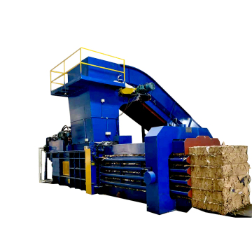 Sale panas mesin baler horizontal untuk kertas limbah, plastik, dan jerami