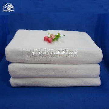 Home textile plain white microfiber towel