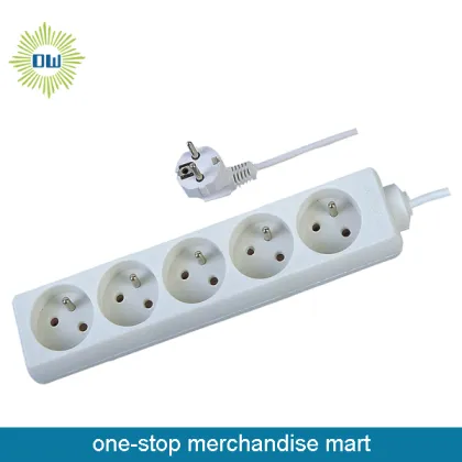 5 Way International Electrical Extension Power Sockets