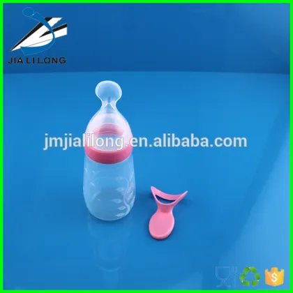 Silicone baby spoon flexible baby spoon baby feeding bottle spoon