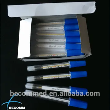 Best selling Medical Glass Clinical Thermometer/Mercury Thermometer