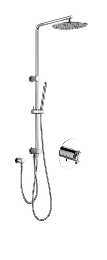 Shower Set System with Overhead Shower