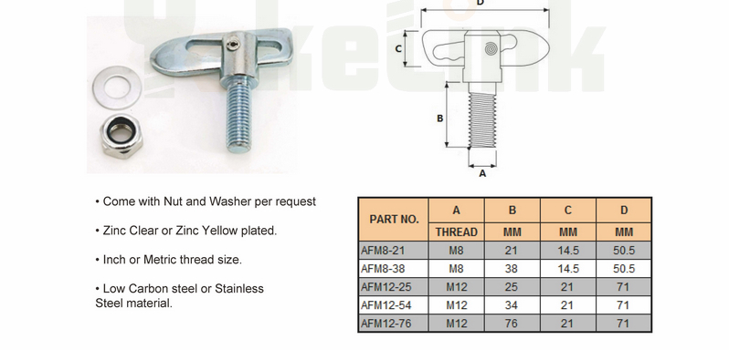 Yokelink-Antiluce Fastener-bolt on