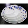Plato para sopa de color transparente - 9 "