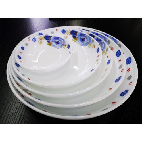 Color Clear Soup Plate - 9"