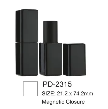 Magnetic Closure Square Plastic Lipstick Container PD-2315