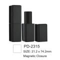 Empty Plastic Square Magnetic Closure Lipstick Tube