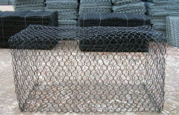 Hot dipped galvanized stone cage wire mesh gabion wire mesh