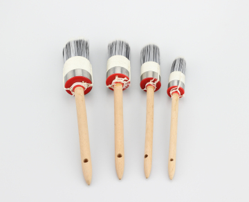 Quality Wooden Handle Round Paint Brushes