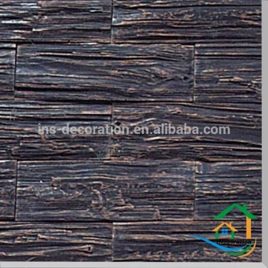 Natural effect wood imitation siding