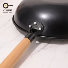 Non-Stick Maifan Stone Wok for Healthy Cooking