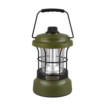 Wason 2023 New Arrival Waterproof Outdoor Vintage Camping Lantern Stepless Dimming USB-C Rechargeable Camping Light OEM Color