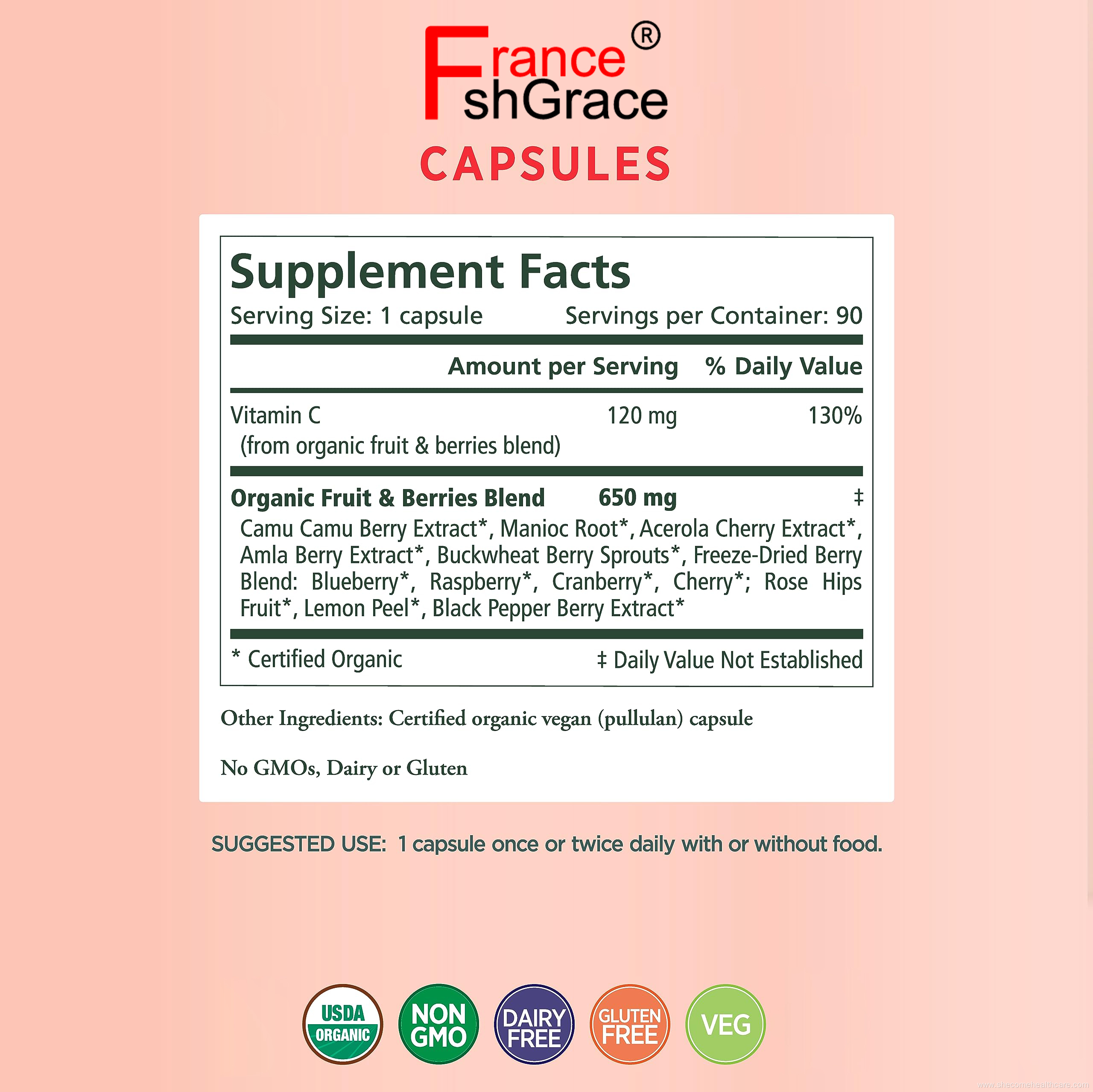 pure collagen Gluten Lactose Free pure collagen capsules