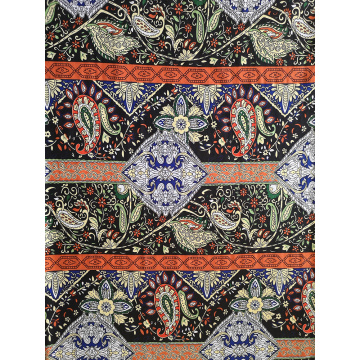 Ethnic Design Rayon Challis 30S Light Printing Fabric