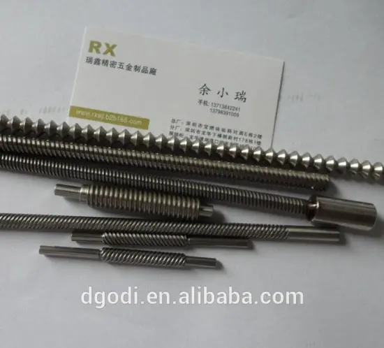 lead screw with trapezoidal thread with cheap price as massage chair parts