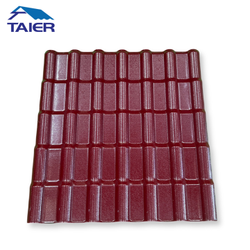 Colored Corrugated Resin Synthetic Roofing Sheets