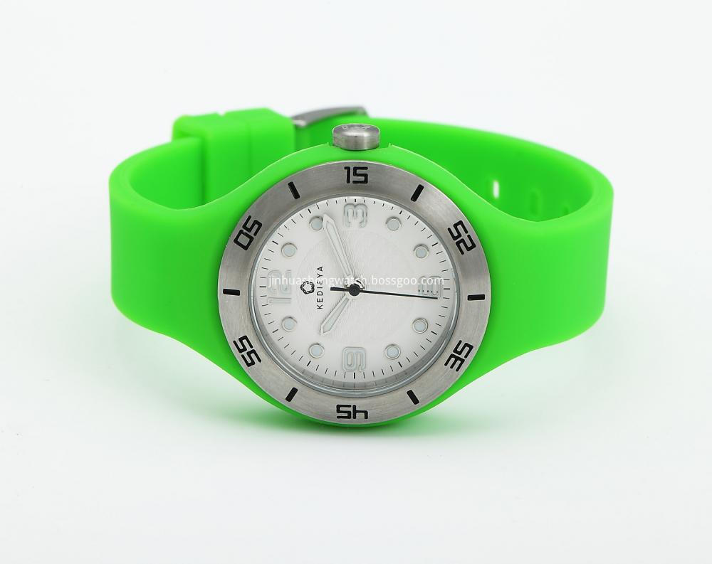 Silicone Strap Watch For Women