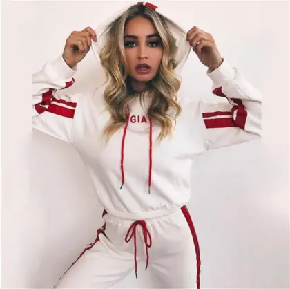 New Autumn And Winter Women'S Sportswear Two-Piece Suit