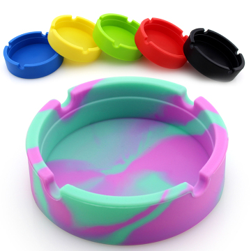 Premium Heat Resistant Customized Silicone Cigarette and Cigar Ashtray