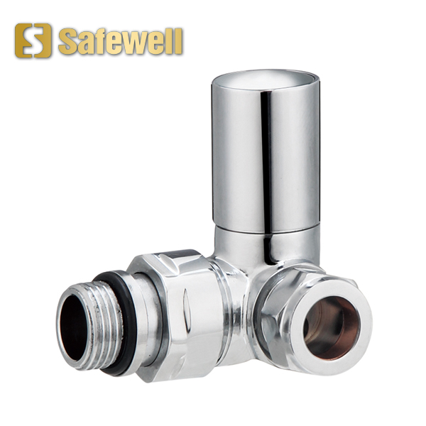 Chrome Towel Radiator Valve for Heating Projects