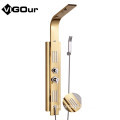 Stainless Steel Shower Panel for Hotel or Home Bathroom - Soft Water Flow Wall Hanging