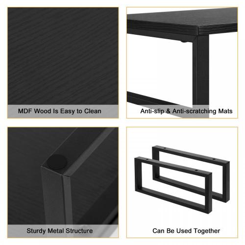 Desktop Computer Monitor Riser Laptop Stand Set