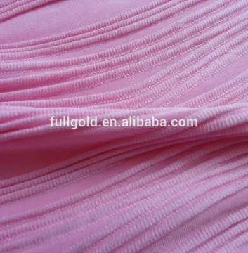 Knitted fabric polyester DTY fabric with spandex for clothing