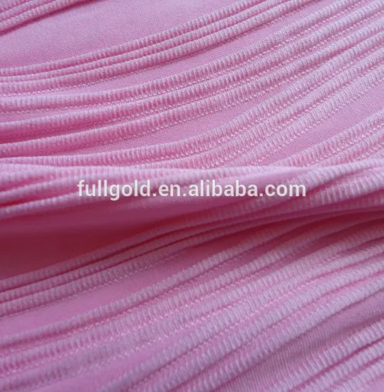 Knitted fabric polyester DTY fabric with spandex for clothing