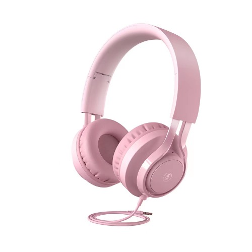 Kids' Cute Headset With Microphone Game Wire Control For Online Class