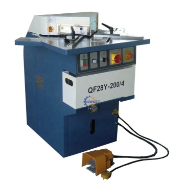 QF28Y-4X200 Fixed Angle Hydraulic Corner Notching Machine for Sheet Metal Processing