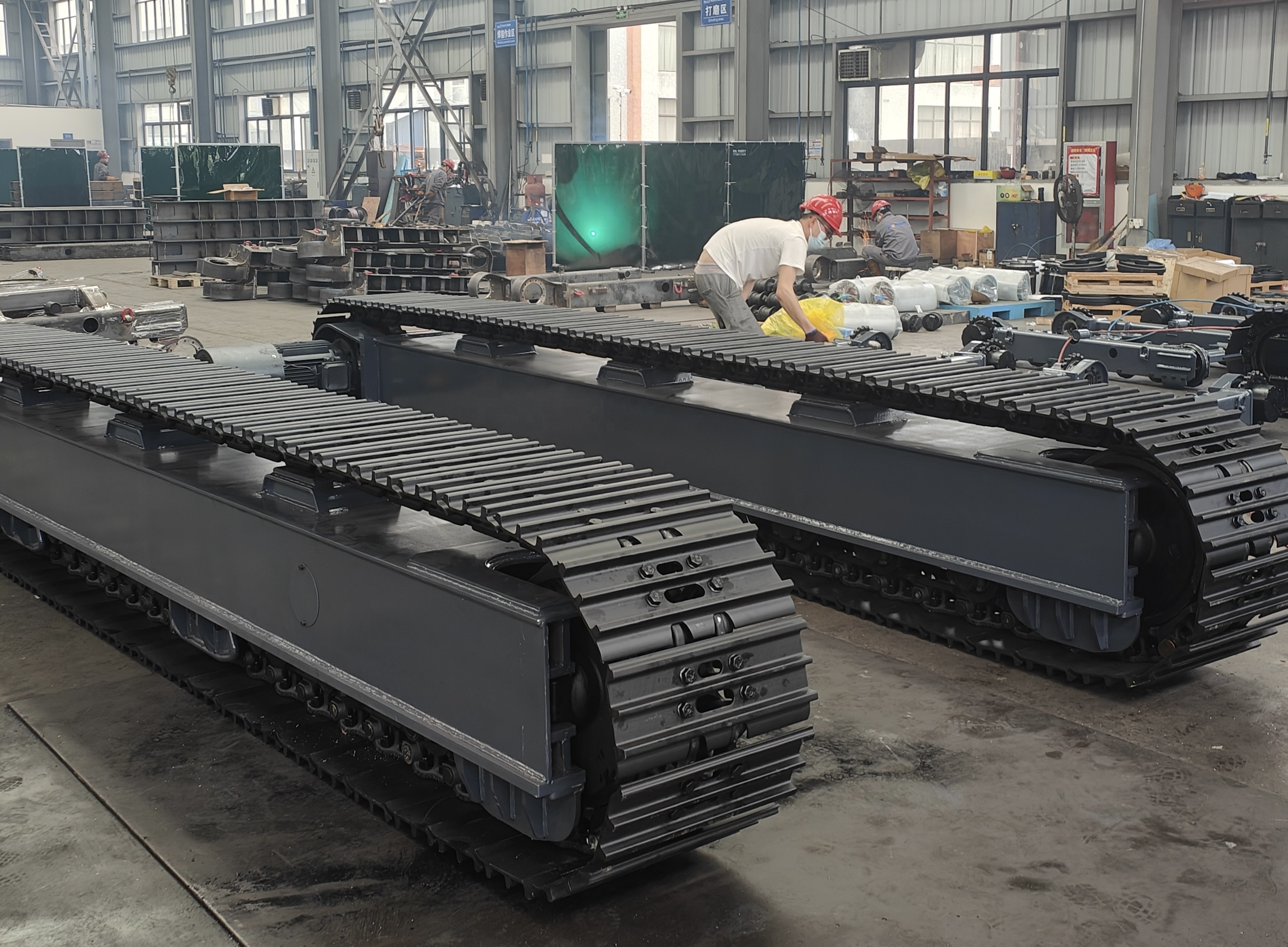 Customized H Typ Crossbeam Crawler Track Bases