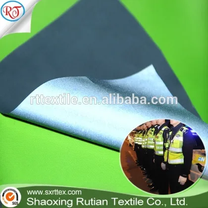 fabric for reflective raincoat