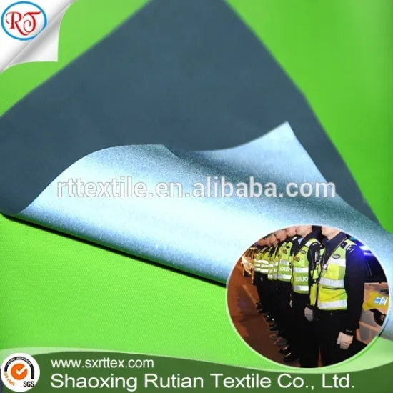 fabric for reflective raincoat