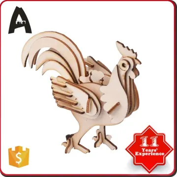 latest produc factory directly wood animal puzzle