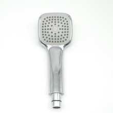 Main de douche carrée en plastique ABS blanc