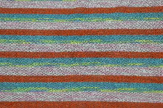 Polyester Knitting Terry Melange Fabric