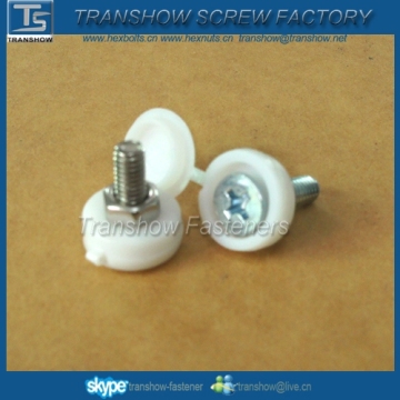 white screw covers M4